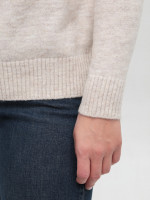 Светр жіночий молочний прямий однотонний 8547-2-Т