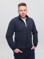 Кофта чоловіча синя на блискавці 500-2