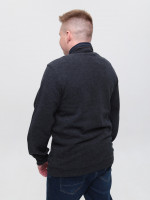 Кофта чоловіча темно-синя на блискавці 18-2