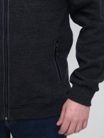 Кофта чоловіча темно-синя на блискавці 18-2