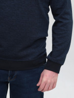 Поло чоловіче темно-синє з довгим рукавом 9301-1