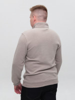 Джемпер чоловічий світло-бежевий з коміром стійка 9137-5