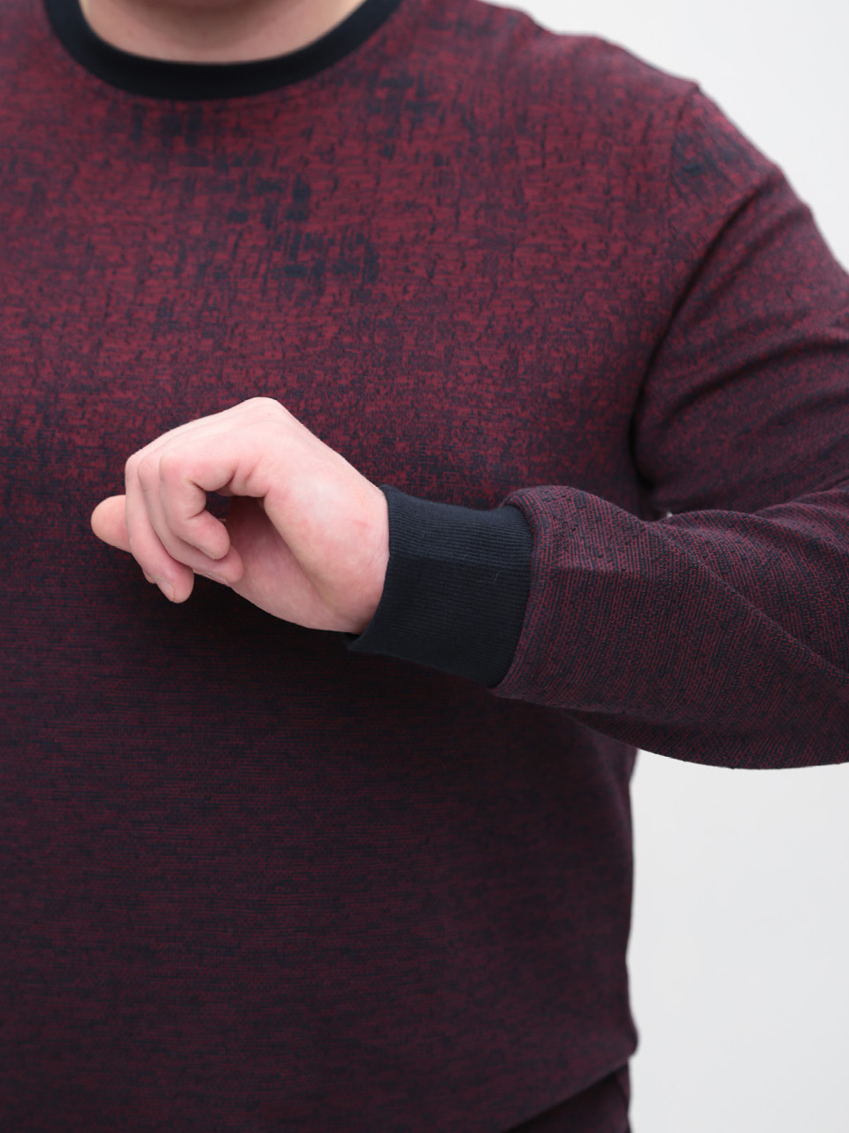 Джемпер чоловічий бордовий 8301-2