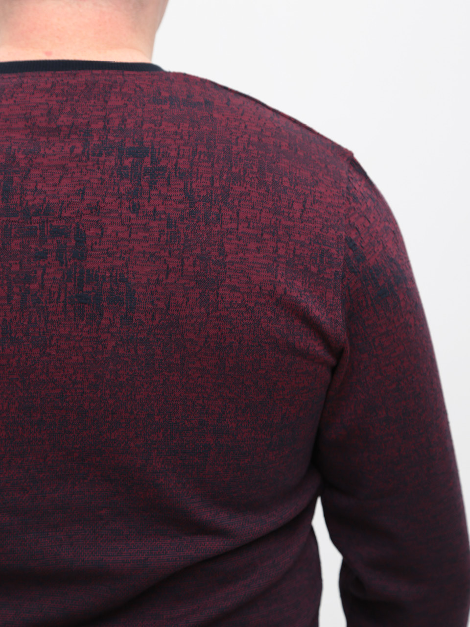Джемпер чоловічий бордовий 8301-2
