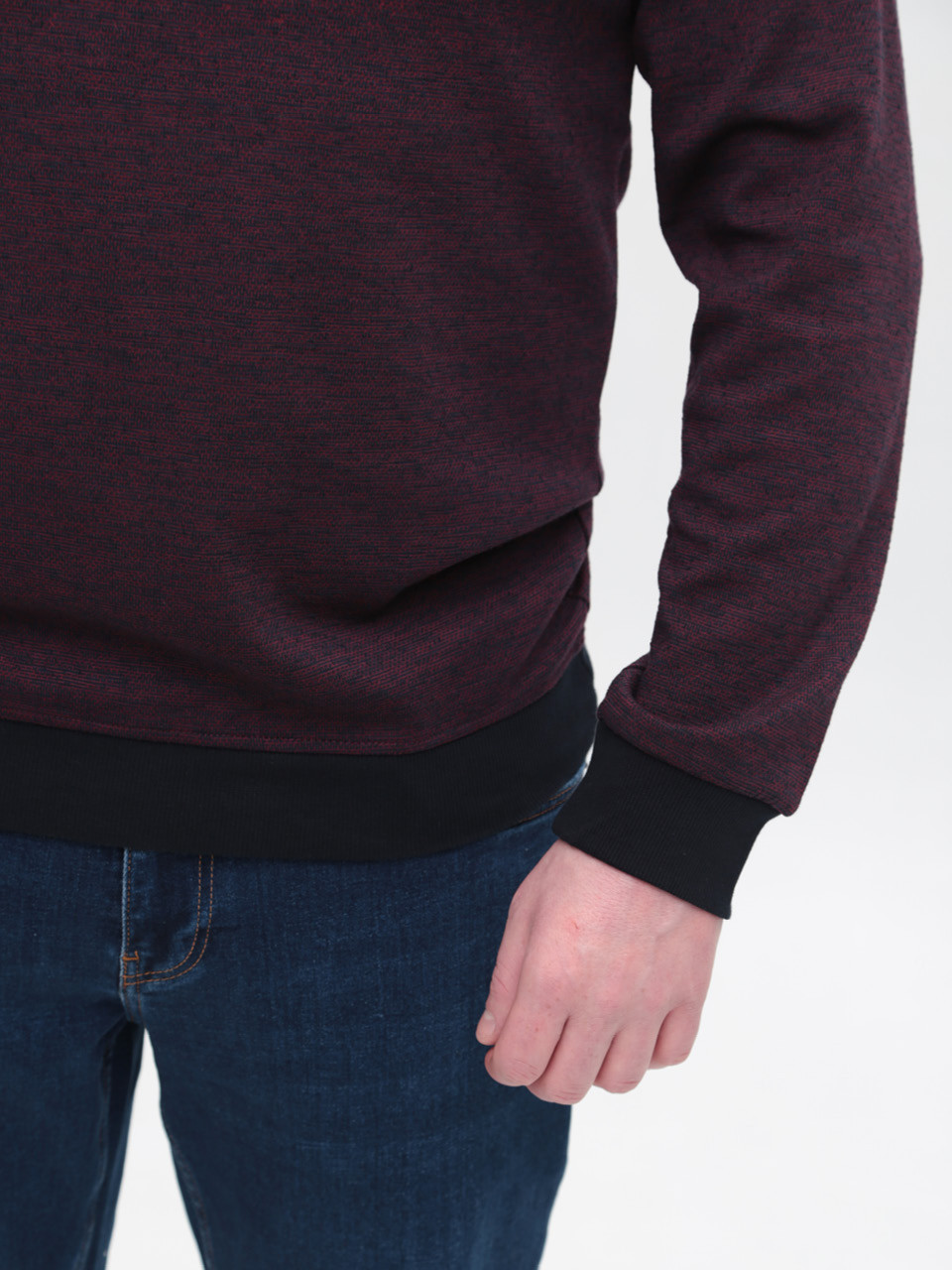 Джемпер чоловічий бордовий 8301-2