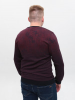 Джемпер чоловічий бордовий 8301-2