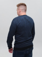 Джемпер чоловічий темно-синій тонкий 8301-1