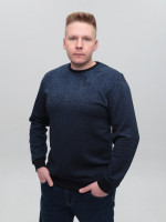 Джемпер чоловічий темно-синій тонкий 8301-1