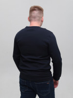 Світшот чоловічий темно-синій однотонний 8503-1