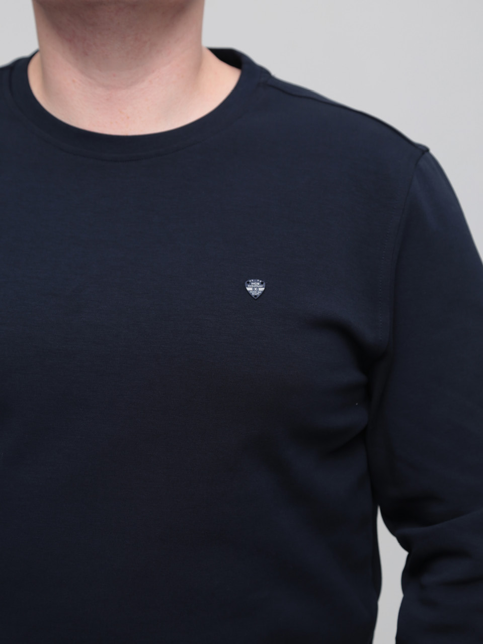 Світшот чоловічий темно-синій однотонний 8503-1