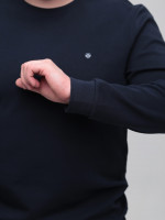 Світшот чоловічий темно-синій однотонний 8503-1