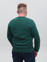 Світшот чоловічий зелений однотонний 8503-3