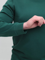 Світшот чоловічий зелений однотонний 8503-3