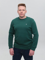 Світшот чоловічий зелений однотонний 8503-3