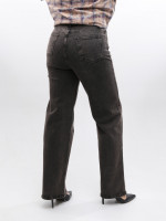 Джинси жіночі коричневі широкі зі стрейчем 3287-062