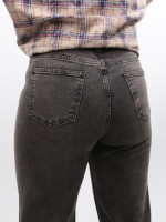 Джинси жіночі коричневі широкі зі стрейчем 3287-062