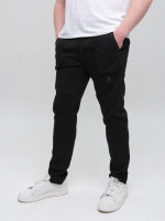 Спортивні штани чоловічі тонкі чорні 0227-1