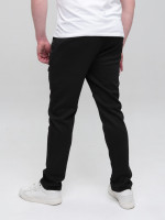 Спортивні штани чоловічі тонкі чорні 0227-1