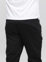 Спортивні штани чоловічі тонкі чорні 0227-1