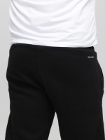 Спортивні штани чоловічі чорні джогери на флісі 0229-1