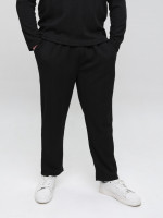 Спортивні штани чоловічі чорні МОМ тонкі 5458-1