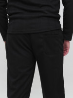 Спортивні штани чоловічі чорні МОМ тонкі 5458-1