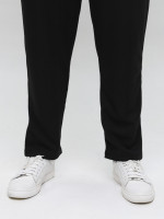 Спортивні штани чоловічі чорні МОМ тонкі 5458-1