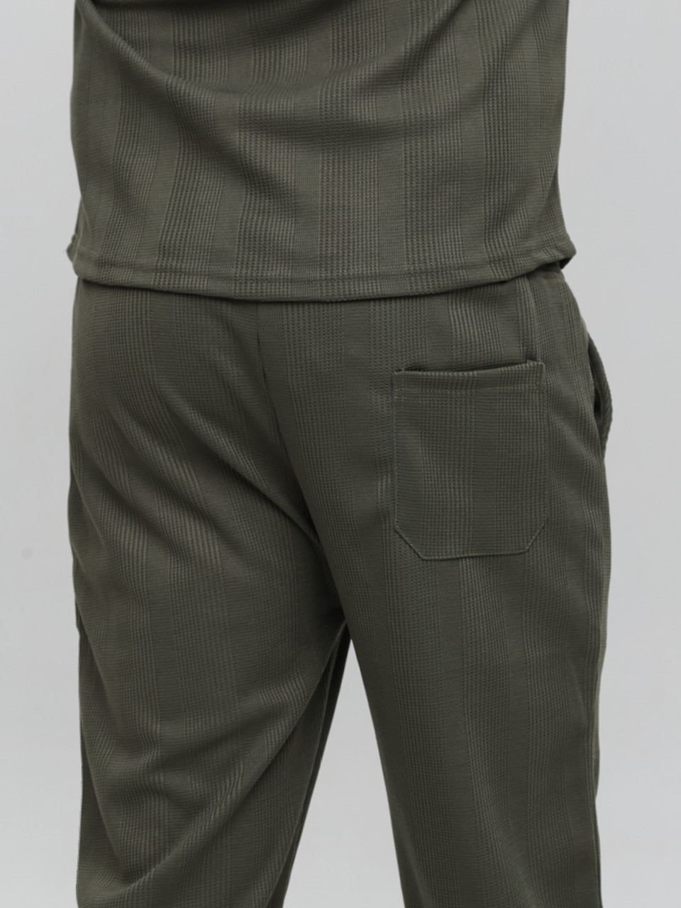 Спортивні штани чоловічі хакі МОМ тонкі 5458-2