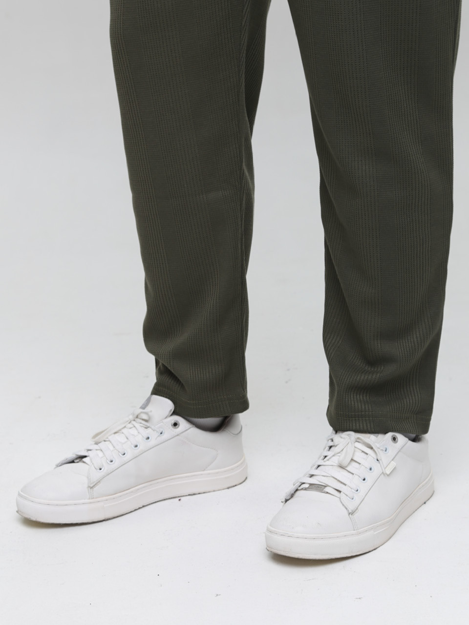 Спортивні штани чоловічі хакі МОМ тонкі 5458-2