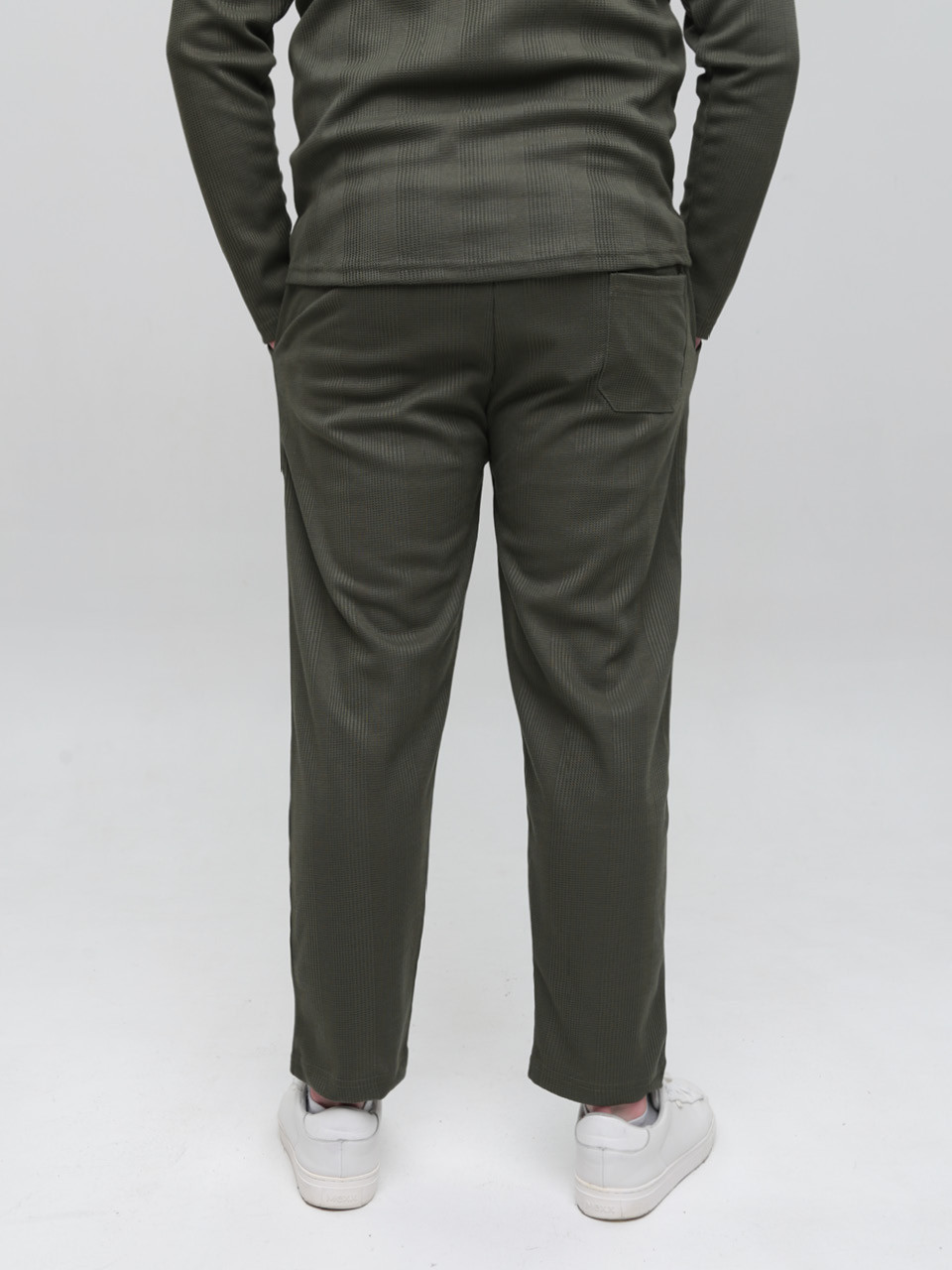 Спортивні штани чоловічі хакі МОМ тонкі 5458-2