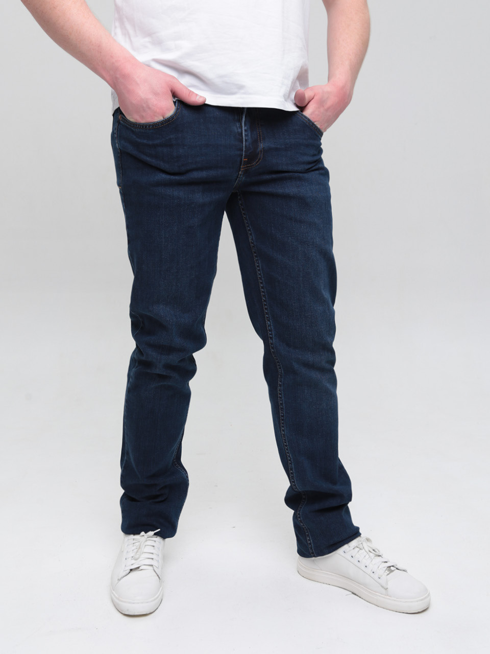 Джинсы мужские темно-синие прямые на рост 195-200  38 длина 26660 6442 385