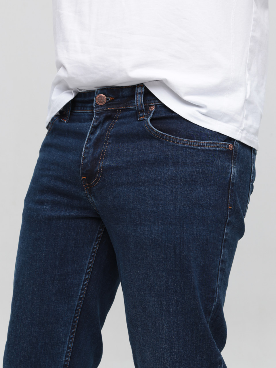 Джинсы мужские темно-синие прямые на рост 195-200  38 длина 26660 6442 385