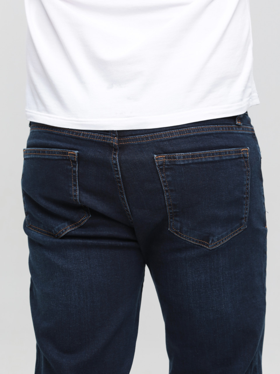 Джинсы мужские темно-синие прямые на рост 195-200 38 длина 26660 6442 387