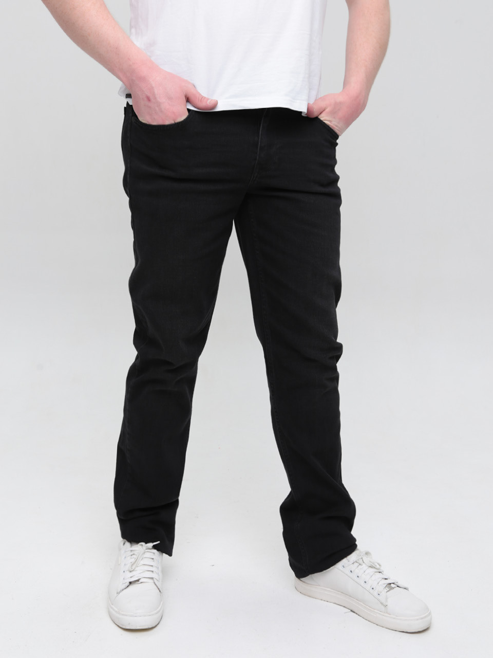 Джинсы мужские черные прямые 38 длина 26660 7618 389
