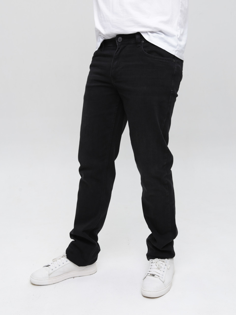 Джинсы мужские черные прямые 38 длина 26660 7618 389