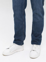 Джинсы мужские прямые синие со стрейчем 4528