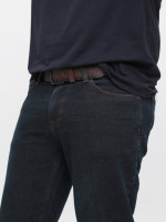 Джинсы мужские прямые темно-синие со стрейчем 4547