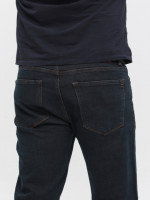 Джинсы мужские прямые темно-синие со стрейчем 4547