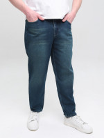 Джинсы мужские МОМ сине-зеленые  2030-577