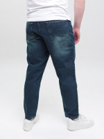 Джинсы мужские МОМ сине-зеленые  2030-577