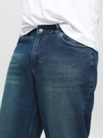 Джинсы мужские МОМ сине-зеленые  2030-577