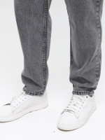 Джинсы мужские МОМ серые с высокой посадкой  2030-586