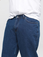 Джинсы мужские синие МОМ с варкой 2030-604