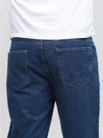 Джинсы мужские синие МОМ с варкой 2030-604