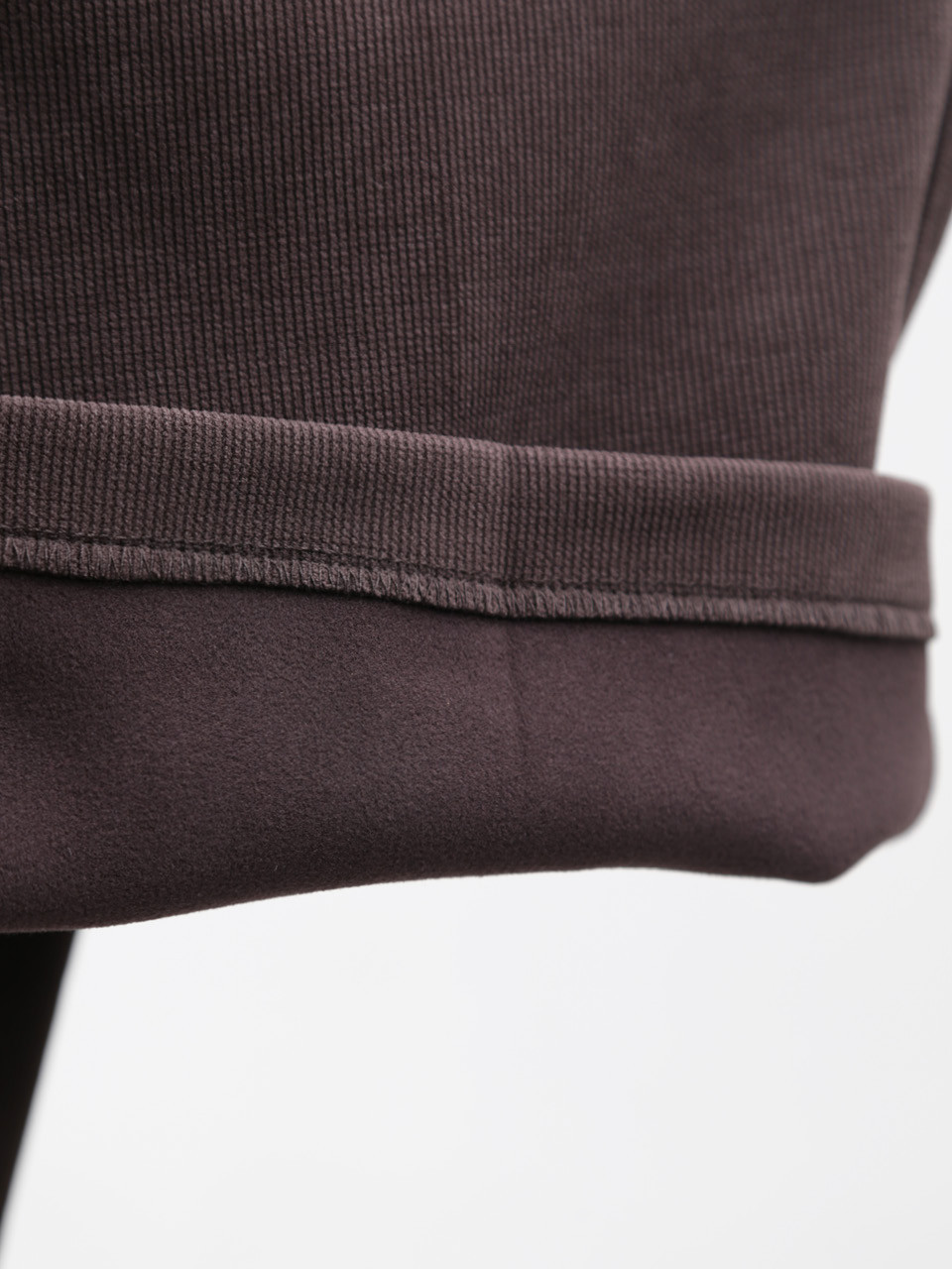 Брюки женские коричневые широкие теплые на резинке 1720-6