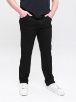 Джинси чоловічі чорні прямі зі стрейчем 347-51
