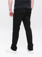 Джинси чоловічі чорні прямі зі стрейчем 347-51