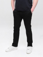 Джинси чоловічі чорні прямі з косою кишенею 5008-53