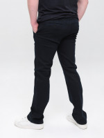 Джинсы мужские черные-синие прямые с косым карманом 5008-54