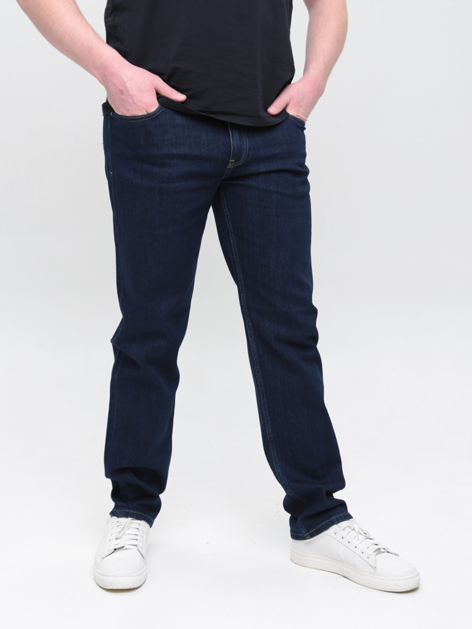 Джинси чоловічі темно-сині прямі 5003-55